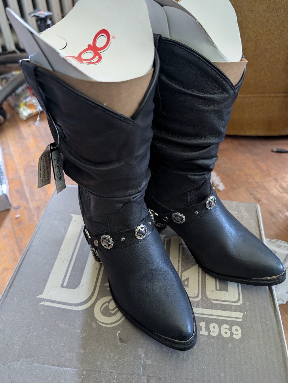 Dingo Womens DI 522 Black Olivia Boot